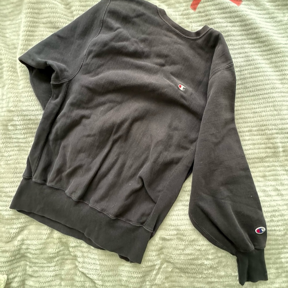 Navy champion sweater vintage